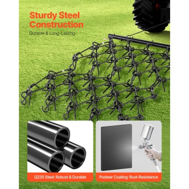 VEVOR Σύρσιμο Άροτρο 4x4 ft για Εξομάλυνση Τοπίου LP44FTDPK0002OK0ZV0 VEVOR Σύρσιμο Άροτρο 4x4 ft για Εξομάλυνση Τοπίου LP44FTDPK0002OK0ZV0