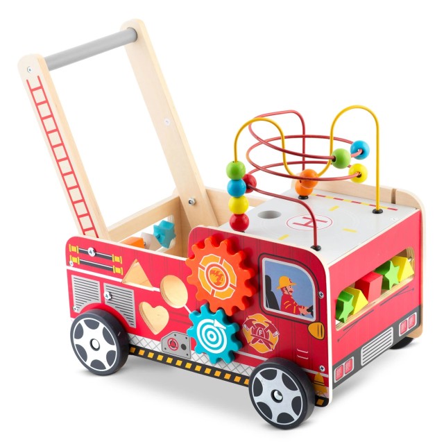 Ξύλινο Περπατούρα Πυροσβεστικό Όχημα RK-873 Ricokids