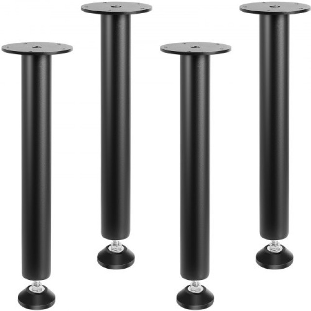 Ρυθμιζόμενα Πόδια Γραφείου VEVOR 406.4MM, Σετ 4 Βαρέως Τύπου, Μαύρα...