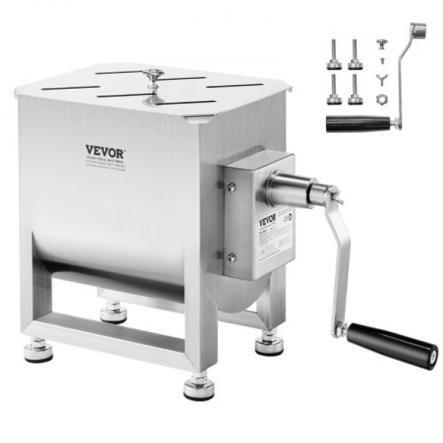 VEVOR Αναμεικτήρας Κρέατος 15L Ασημί για Λουκάνικα SYRLJBJBKQXKXAJI...