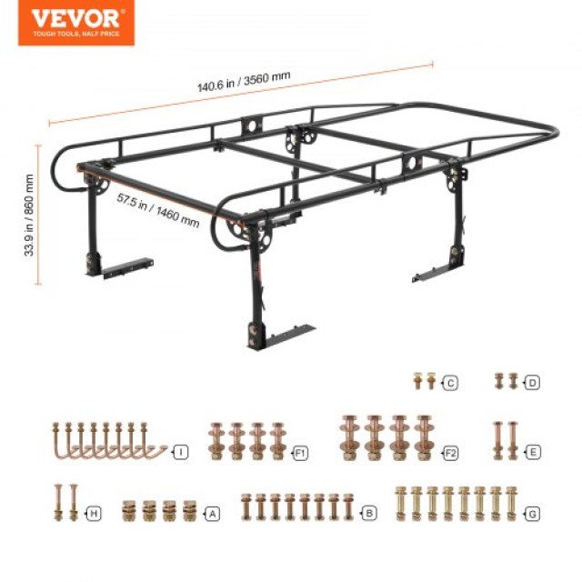 Ράφι Φορτηγού VEVOR 1000lbs 43.3-63 για Ξυλεία  KDJKDKCXLJKD1DVM9V0
