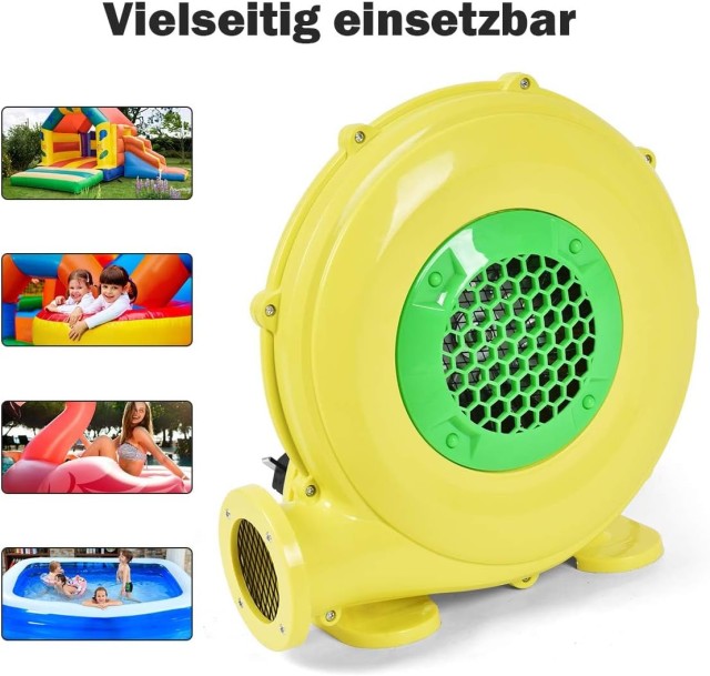Costway  Ισχυρό Ηλεκτρικό Φυσητήρας 850W για Φουσκωτά Παιχνίδια και Δραστηριότητες Εξωτερικού Χώρου ES10265DE