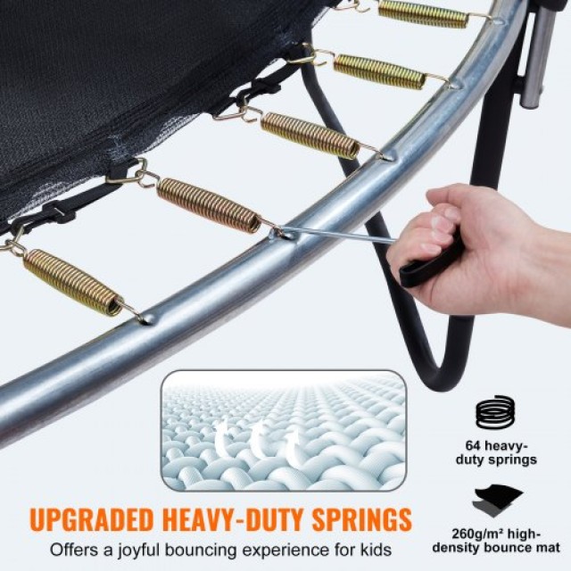 Τραμπολίνο 10FT VEVOR με Δίχτυ Ασφαλείας για Παιδιά YXBC10YCHWYX52... Τραμπολίνο 10FT VEVOR με Δίχτυ Ασφαλείας για Παιδιά YXBC10YCHWYX52...