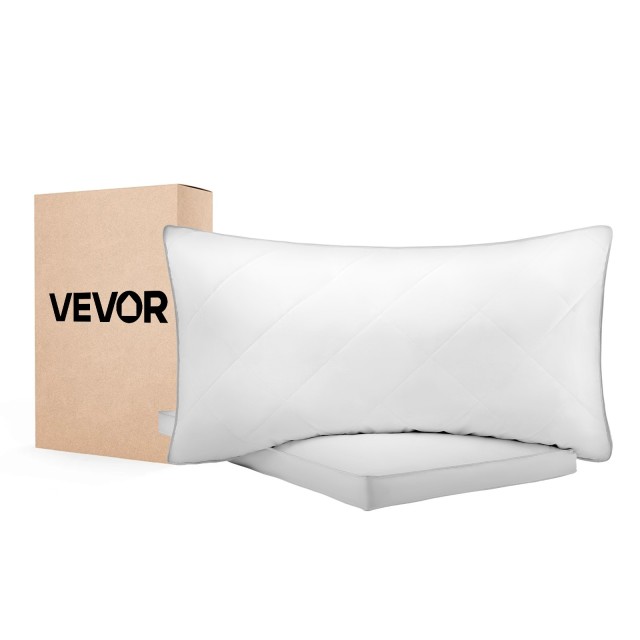 VEVOR Μαξιλάρι Ύπνου King Size 760 x 500 mm με 90% Φτερά Χήνας CZTY...