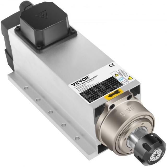 VEVOR 4KW 2220V Αερόψυκτο Μοτέρ CNC ER25 για Χάραξη/Φρεζάρισμα  ER2...