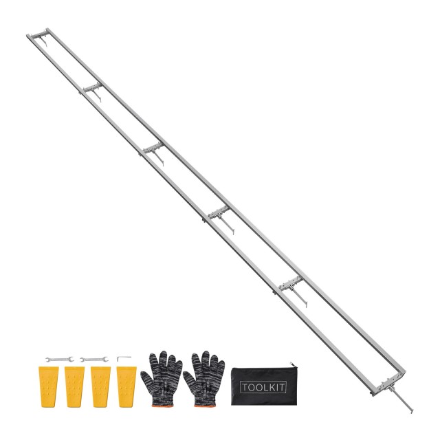 VEVOR Ράγα Οδηγός Αλυσοπρίονου, Ρυθμιζόμενη 4.57μ με Κιτ Δοκών για ... VEVOR Ράγα Οδηγός Αλυσοπρίονου, Ρυθμιζόμενη 4.57μ με Κιτ Δοκών για ...