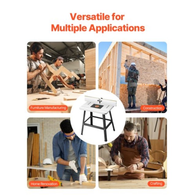 VEVOR Τραπέζι Δρομολογητή 31.5x23.9 με Φράχτη MDF και Θύρα Συλλογής...