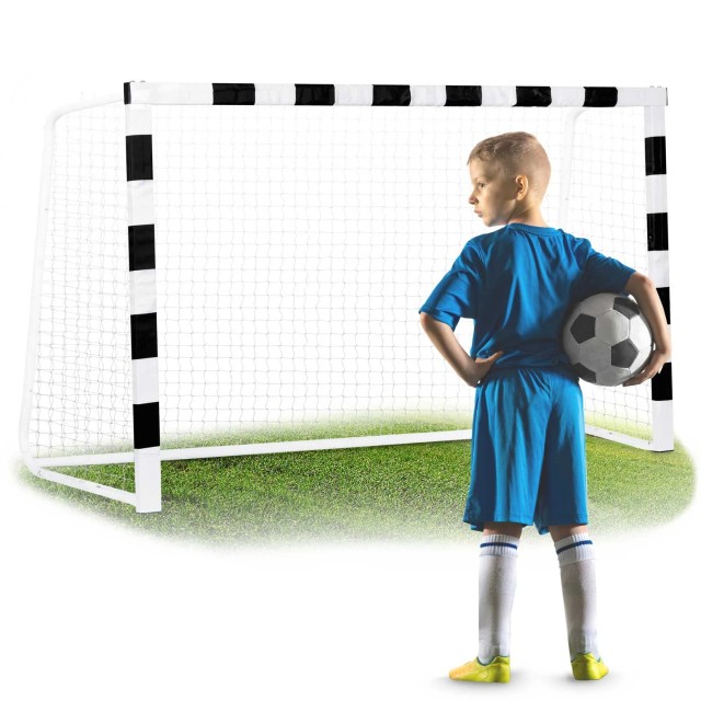 Τέρμα Ποδοσφαίρου 180x120x60cm Μαύρο-Λευκό  NS-464 Neo-Sport
