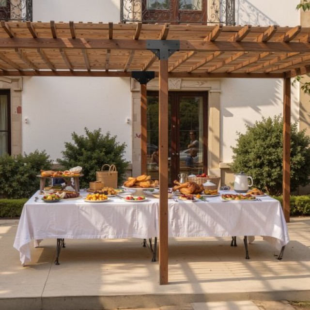 VEVOR Σετ Στηριγμάτων Περγκόλας 3 Κατευθύνσεων 4x4 Ίντσες (2 Τεμάχι...