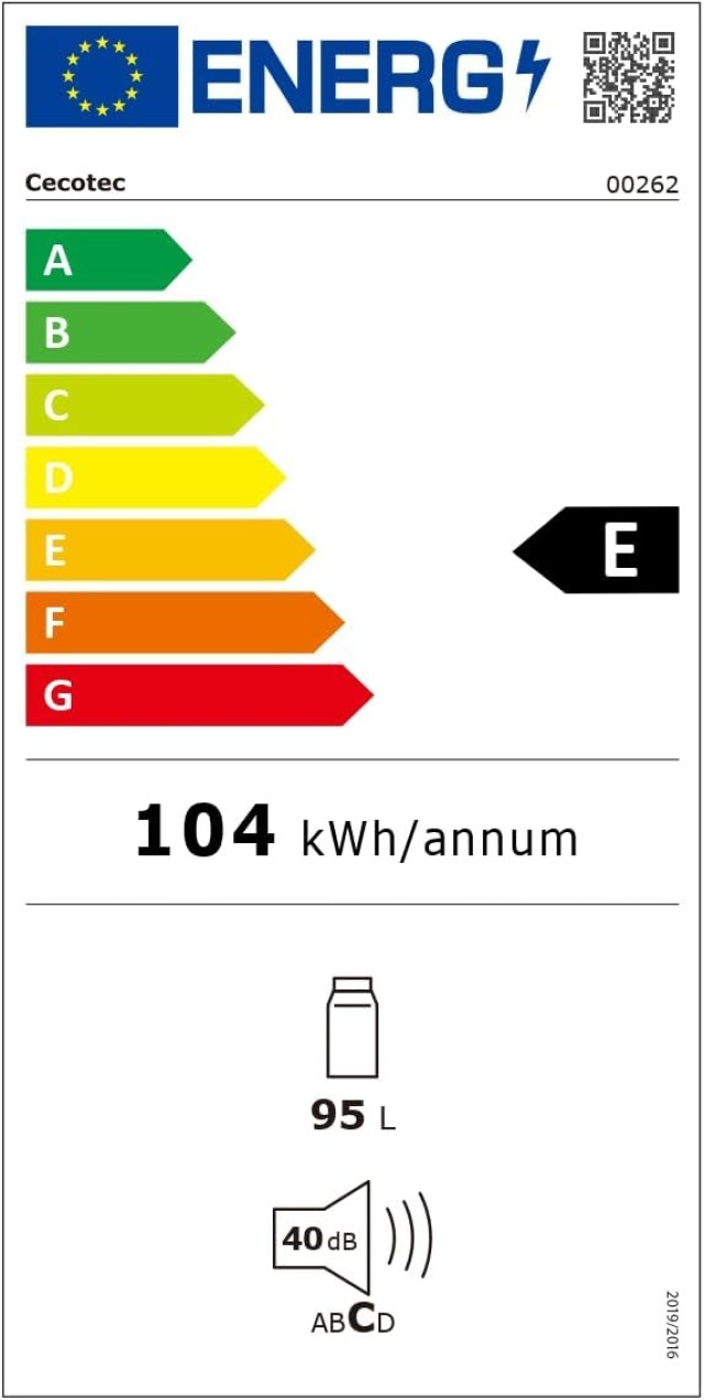 Μίνι Ψυγείο Ρετρό 95L με Κατάψυξη Icebox & Ρυθμιζόμενη Θερμοκρασία Green CEC-00262 Cecotec