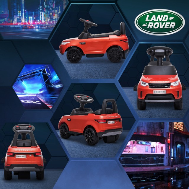AIYAPLAY  Παιδικό Αυτοκίνητο με Άδεια Land Rover 6V, Ηλεκτρική και Χειροκίνητη Λειτουργία, Ταχύτητα 3km/h, Κόκκινο  370-341V90RD