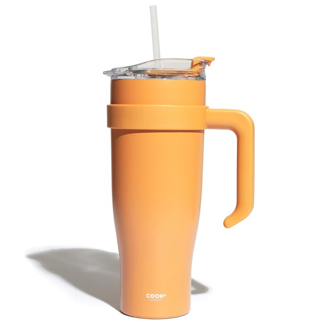 Θερμός Ποτήρι Μεταφοράς 1,2L Πορτοκαλί KA0587-Orange Cook Concept