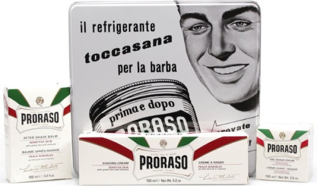 Proraso Σετ Περιποίησης για Γένια Toscana με Pre-shave Cream 100ml,...