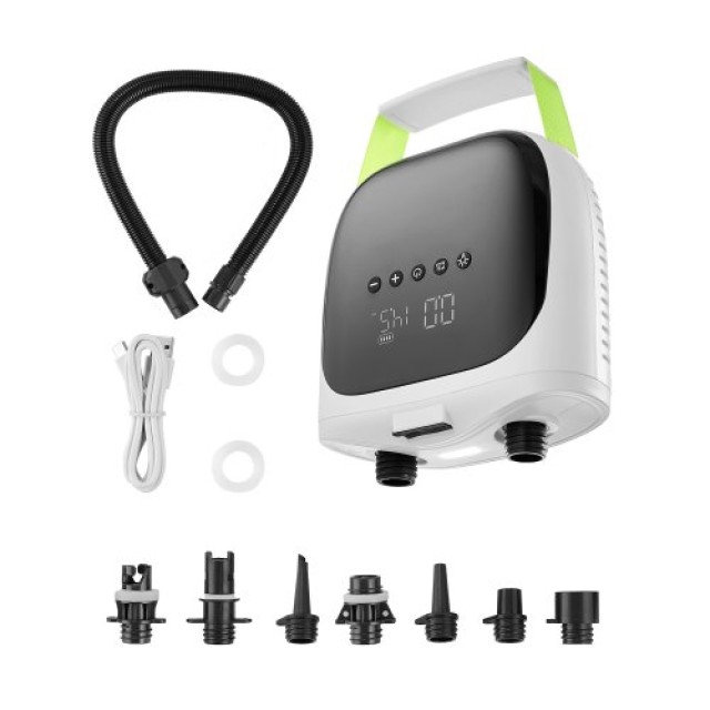 VEVOR Φορητή Ηλεκτρική Τρόμπα SUP 20 PSI με Επαναφορτιζόμενη Μπαταρ... VEVOR Φορητή Ηλεκτρική Τρόμπα SUP 20 PSI με Επαναφορτιζόμενη Μπαταρ...