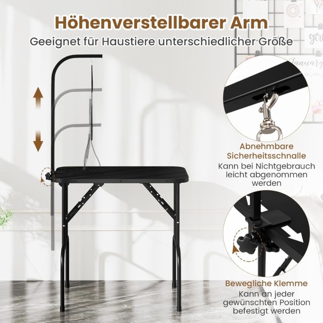 Costway Πτυσσόμενο Τραπέζι Καλλωπισμού Κατοικίδιων Ρυθμιζόμενο σε Μ... Costway Πτυσσόμενο Τραπέζι Καλλωπισμού Κατοικίδιων Ρυθμιζόμενο σε Μ...