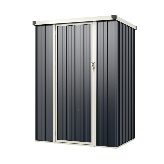 Costway Μεταλλική Αποθήκη Εξωτερικού Χώρου 117 x 89 cm, Ανθεκτικό σ...