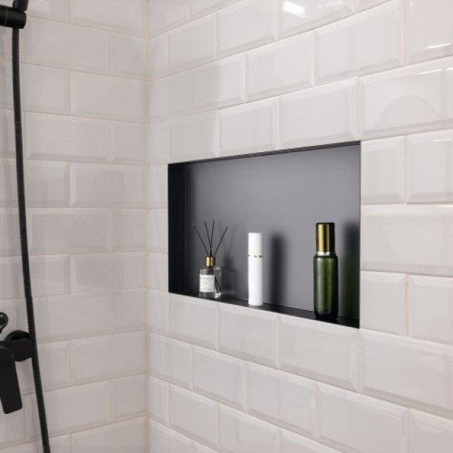 VEVOR Εσοχή Ντουζιέρας 33 x 63.5 x 10.2 cm Ανοξείδωτο Ατσάλι BXGLYB...