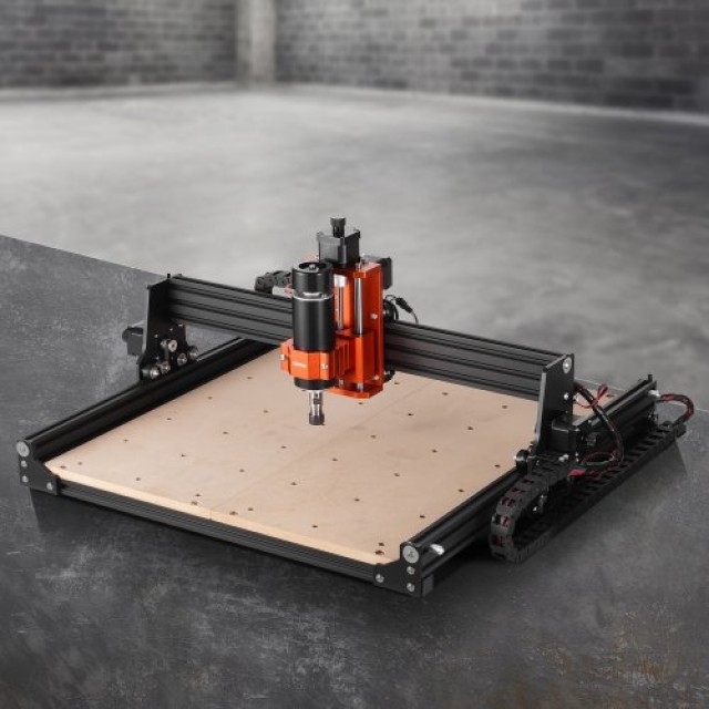 VEVOR  Μηχάνημα CNC Router 400x400x60mm, 300W, 3 Άξονες GRBL, 1200RPM, με Offline Controller για Ξύλο, Ακρυλικό, MDF, PVC, Πλαστικό Αφρό SKDKJ4040CM04TPDJV2