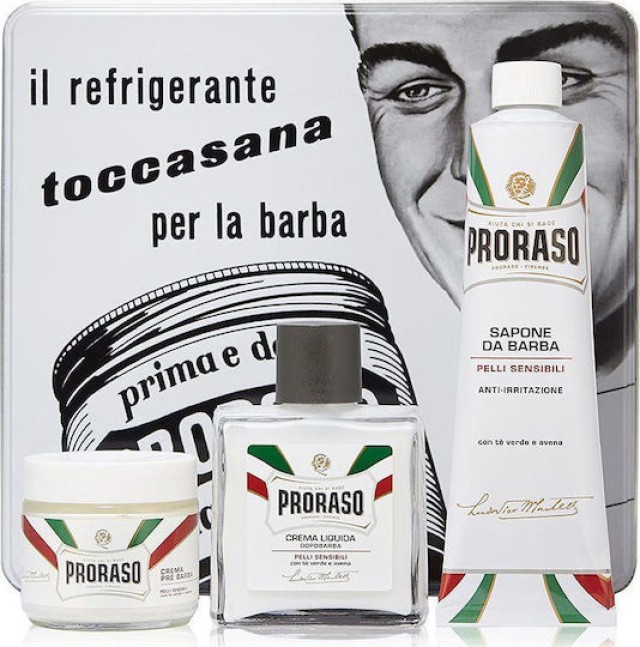 Proraso Σετ Περιποίησης για Γένια Toscana με Pre-shave Cream 100ml,...