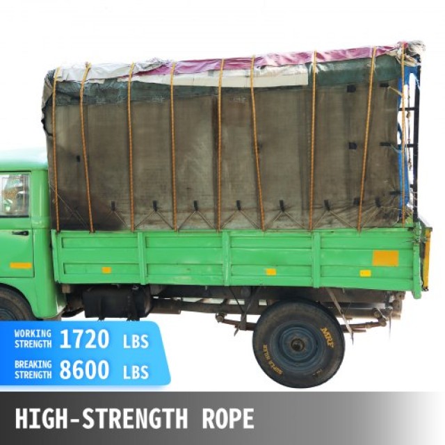Σχοινί VEVOR 9/16 Διπλής Πλέξης Πολυεστέρα 200FT 1100LBS  DLSBZ16MMX61M0001V0
