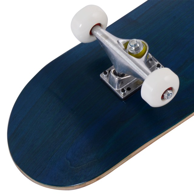 Costway Μπλε Ξύλινο Μίνι Κρουζέρ Σκέιτμπορντ 20x79cm SP37670BL