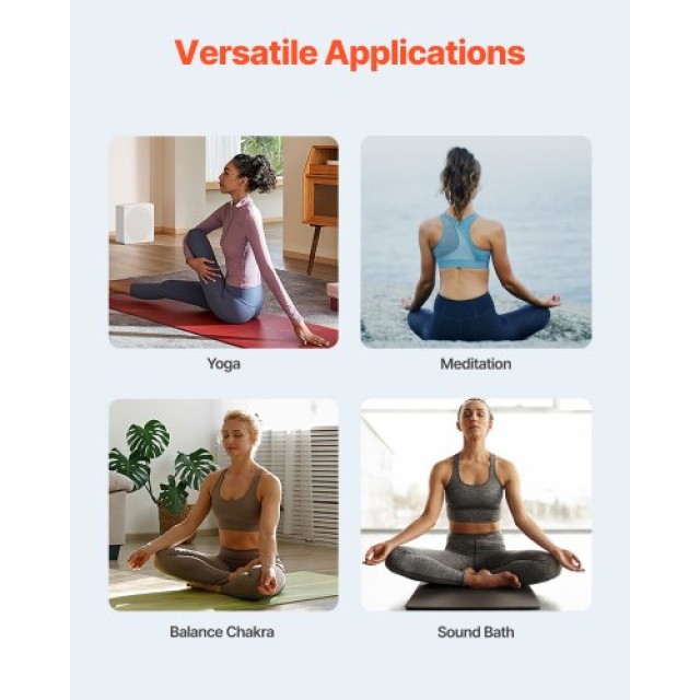 VEVOR Κρυστάλλινο Τραγουδιστικό Μπολ 8 Νότα Φ για την Καρδιακή Τσάκ... VEVOR Κρυστάλλινο Τραγουδιστικό Μπολ 8 Νότα Φ για την Καρδιακή Τσάκ...