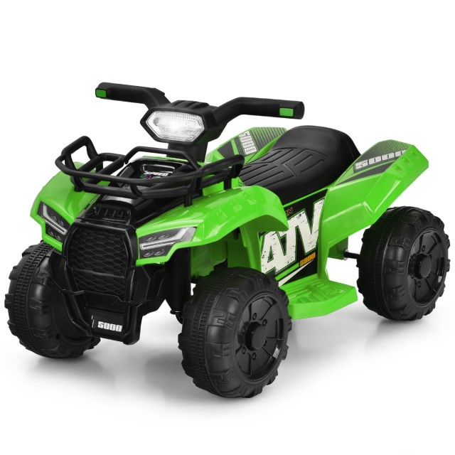 Costway  Παιδικό Ηλεκτρικό ATV με LED Φώτα, Μουσική & MP3 για Αγόρια και Κορίτσια (18-36 μηνών) TQ10019DE-GN