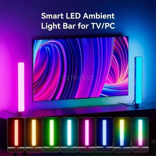 Κολόνα Φωτισμού LED RGB με Τηλεχειριστήριο – Διακοσμητικός Φωτισμός Μουσικής 4.1 x 3.5 x 24.8 cm 5908222241919 SPM