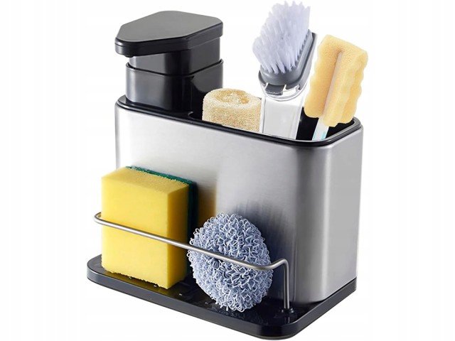 Verk Group Οργανωτής Νιπτήρα Κουζίνας με Διανομέα Σαπουνιού και Θήκ... Verk Group Οργανωτής Νιπτήρα Κουζίνας με Διανομέα Σαπουνιού και Θήκ...