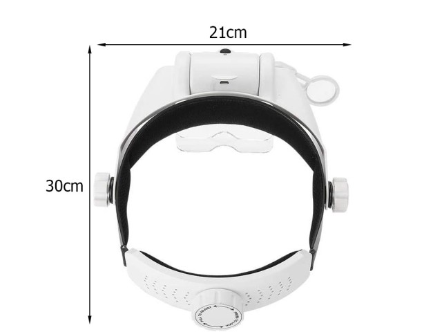 Verk Group Επαγγελματικός Μεγεθυντικός Φακός Κεφαλής με LED και 6 Φ...