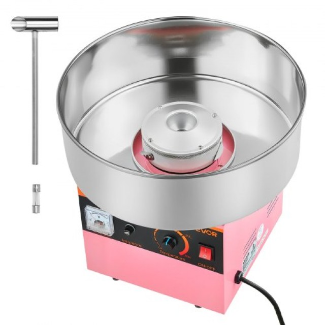 VEVOR Ηλεκτρική Μηχανή Μαλλιού της Γριάς 1000W Ροζ TSXXHMHTJFSWJIIO...