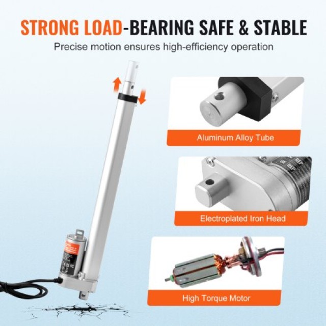 VEVOR  Γραμμικός Ενεργοποιητής 12V 12 0.55/s 220lbs IP54  CGXXZXQ12...