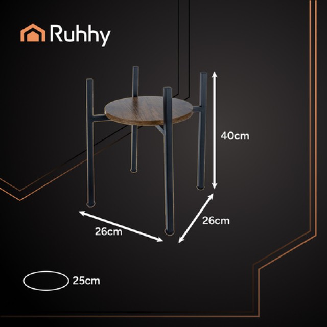Ruhhy Σταντ Φυτών Loft 40 x 26 x 26 εκ. 26049