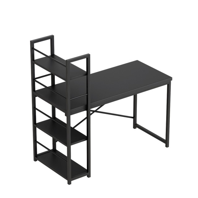 MarkAdler Βιβλιοθήκη Leader 4.0  με Διαστάσεις 80x40x180 εκ. Μαύρη ...