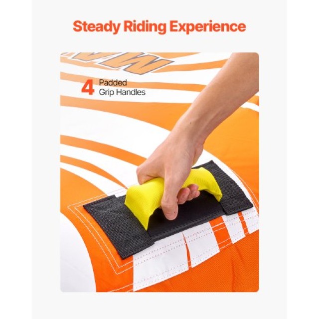 VEVOR Φουσκωτό Τούμπα Θαλάσσης για 1-2 Άτομα - Ρυμουλκούμενο για Σκ...