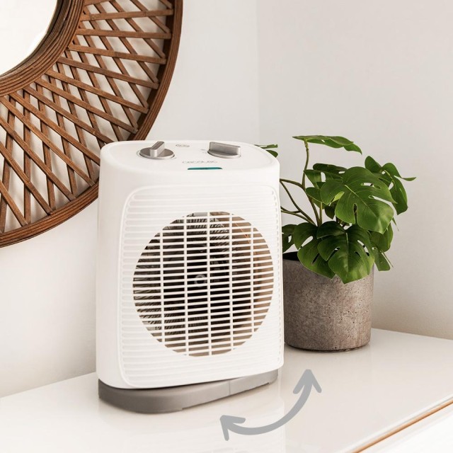 CECOTEC  Θερμοανεμιστήρας ReadyWarm 2050 Max Force Rotate Λευκός με 2000W, 3 Λειτουργίες & Περιστροφή  CEC-08256