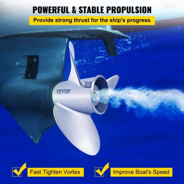 VEVOR Προπέλα Σκάφους 14.5x21 για Volvo Penta SX, 3 Λεπίδες, 19 Δόντια, Δεξιόστροφη  CLXJY31412X211DRFV0