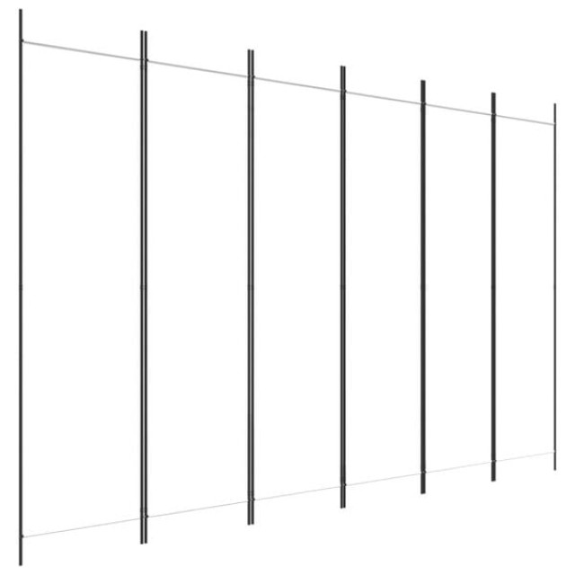 vidaXL Διαχωριστικό Δωματίου με 6 Πάνελ Λευκό 300 x 200 εκ. από Ύφα... vidaXL Διαχωριστικό Δωματίου με 6 Πάνελ Λευκό 300 x 200 εκ. από Ύφα...
