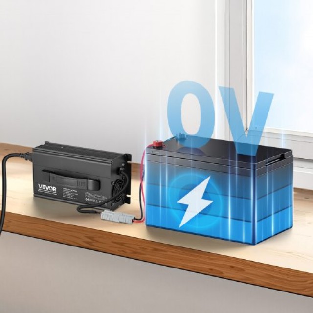 VEVOR Φορτιστής Μπαταρίας Λιθίου 43.8V AC-DC LiFePO4 για RV FCCDQ36...