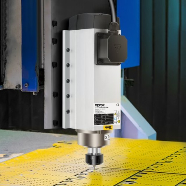 VEVOR 4KW 2220V Αερόψυκτο Μοτέρ CNC ER25 για Χάραξη/Φρεζάρισμα  ER2...