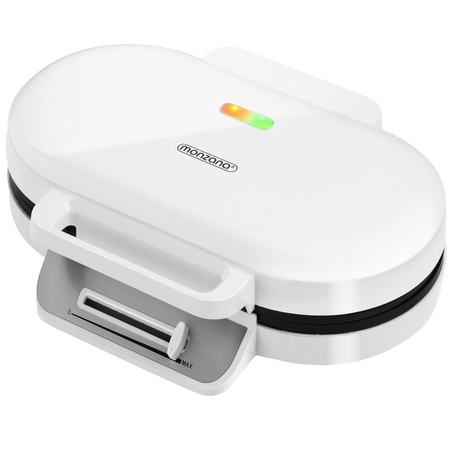 Βαφλιέρα Διπλή Waffle Iron 1200W Λευκό 107273 Monzana