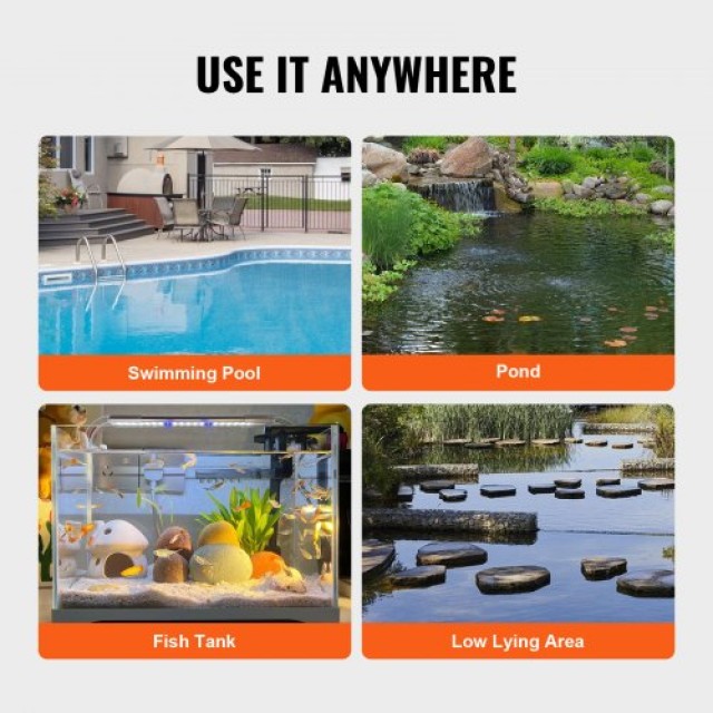 Υποβρύχια Αντλία VEVOR 700W 4148 GPH  QSSZBSL10HP08XUGUV2