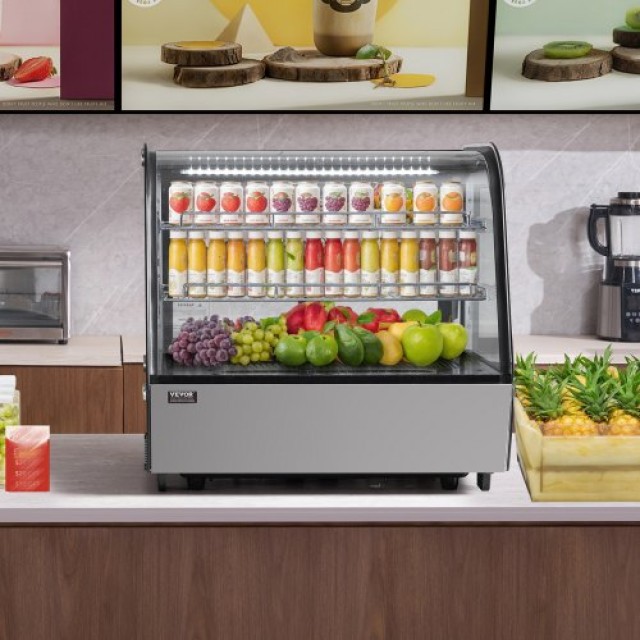 VEVOR  Ψυγείο Βιτρίνα Αρτοποιίας 4.2 cu ft/115L 2 Επίπεδα DGZSJTMHX42C7I6DBV2