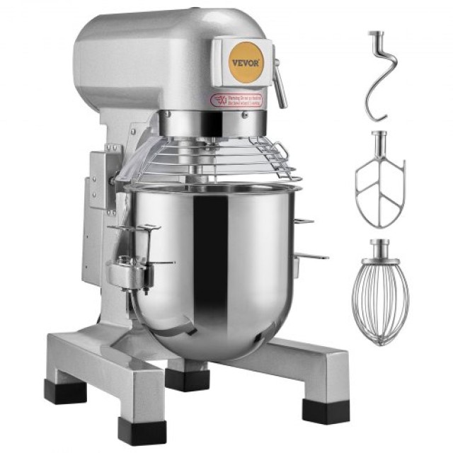 Επαγγελματικό Μίξερ Τροφίμων VEVOR 28.5L 1100W 3-Ταχυτήτων για Εστιατόρια  ZXSPJBJ30QT1IN0RHV2