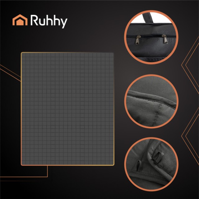 Κουβέρτα Βαρύτητας Διπλή 10kg 200 x 220cm Γκρι 24427 Ruhhy Κουβέρτα Βαρύτητας Διπλή 10kg 200 x 220cm Γκρι 24427 Ruhhy