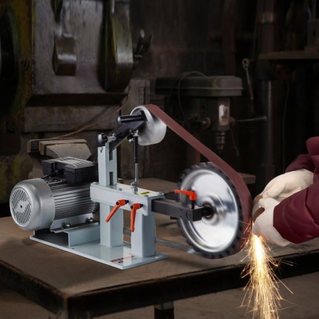 VEVOR Τροχός Ταινίας 2HP 2x82 για Κατασκευή Μαχαιριών  1.5KWDSSGJ0000001V2