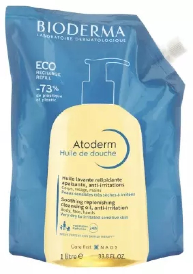 Bioderma Atoderm Huile Ενυδατικό Έλαιο Μπάνιου Συμπλήρωμα Ανταλλακτ...