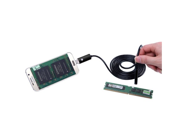 Ενδοσκοπική Κάμερα για Android και Υπολογιστή, USB, 10m με LED 5907451337080 VERK GROUP