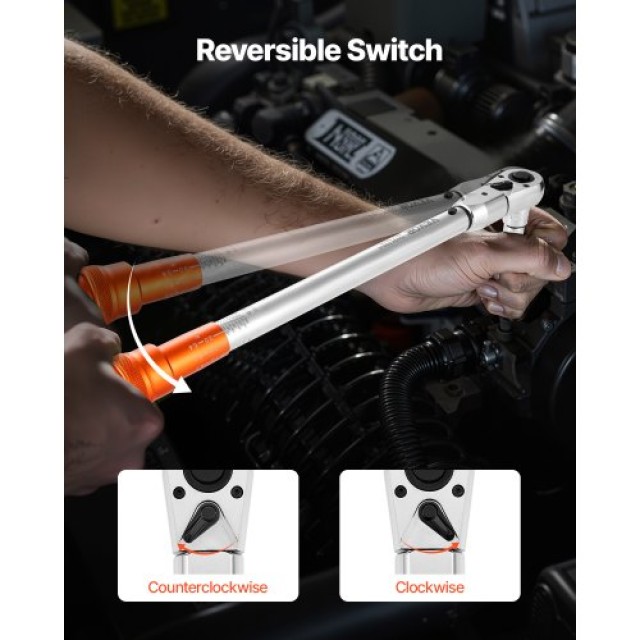 VEVOR Ρυθμιζόμενο Κλειδί Ροπής 1/2 20-160 lbf-ft DJSNLBS101708PMCDV0