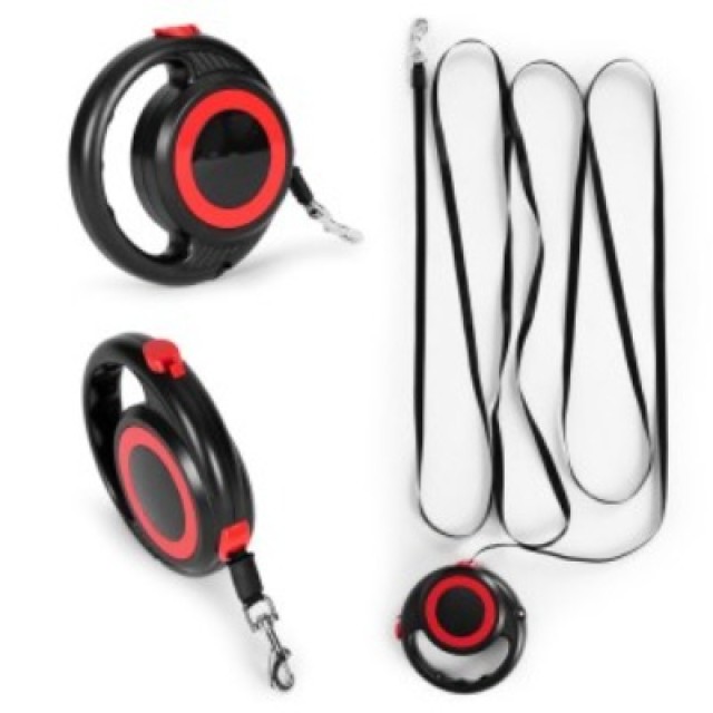 Petsi Αυτόματο Λουρί για Σκύλο ή Γάτα με Κλείδωμα 4,2μ TR-1037 RB B...